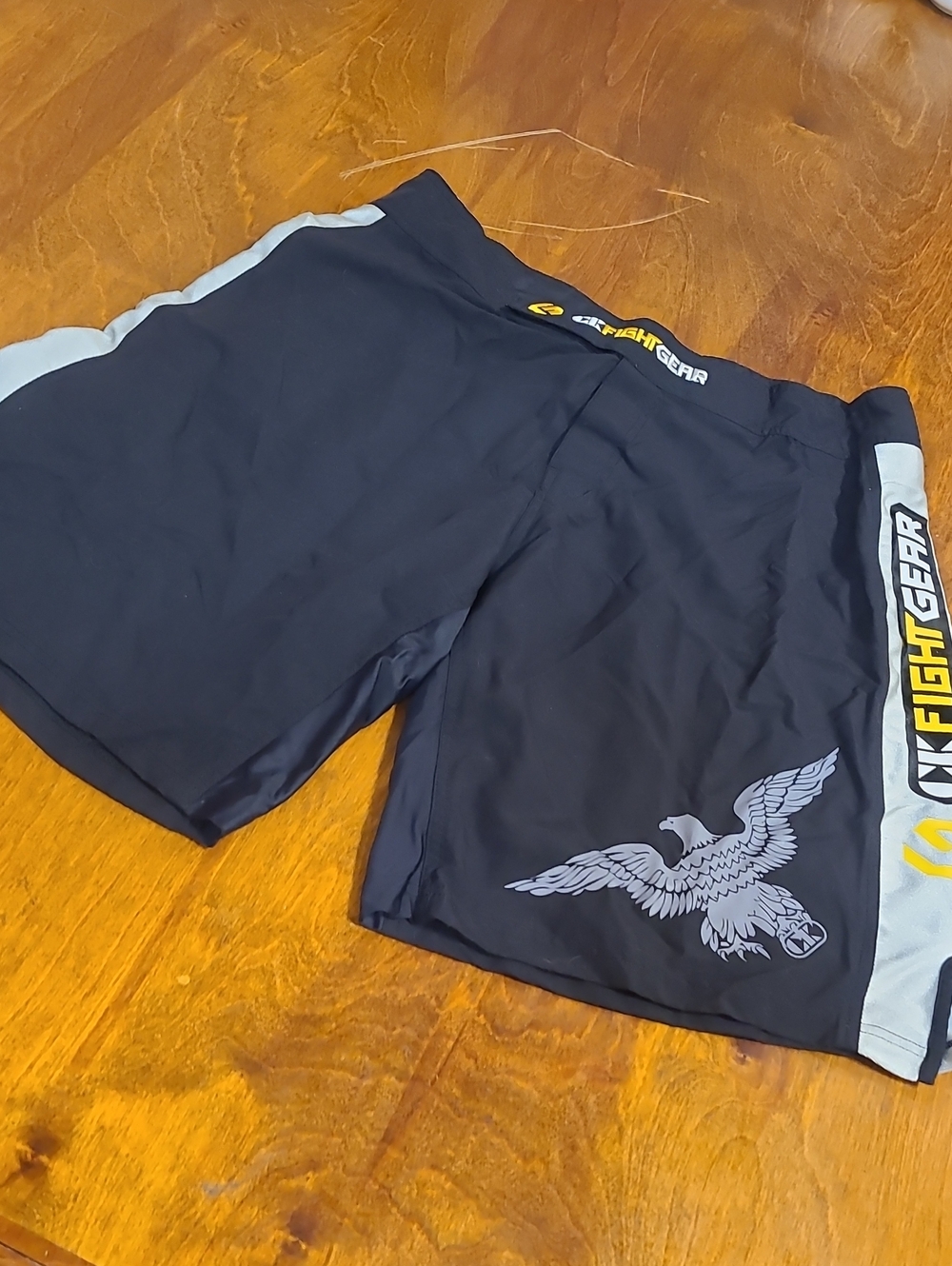 Men's Black Eagle Fight Gear Shorts
